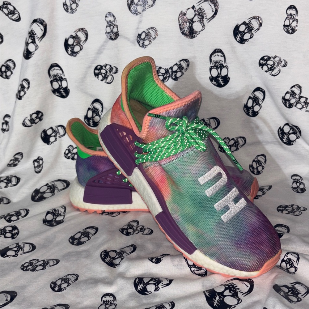 Men's Adidas Pharrell x NMD Human Race Trail Holi Festival Size 6